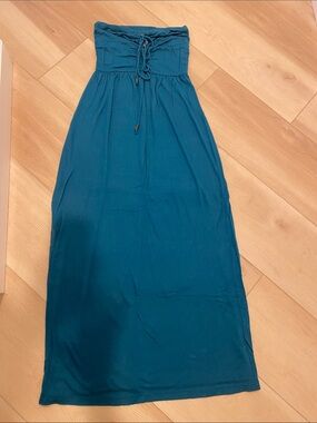 Diane Von Furstenberg Teal Dress with Logo Tag